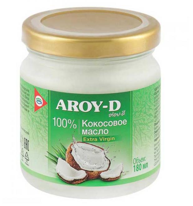 

Масло кокосовое Aroy-D Extra Virgin, 180 мл