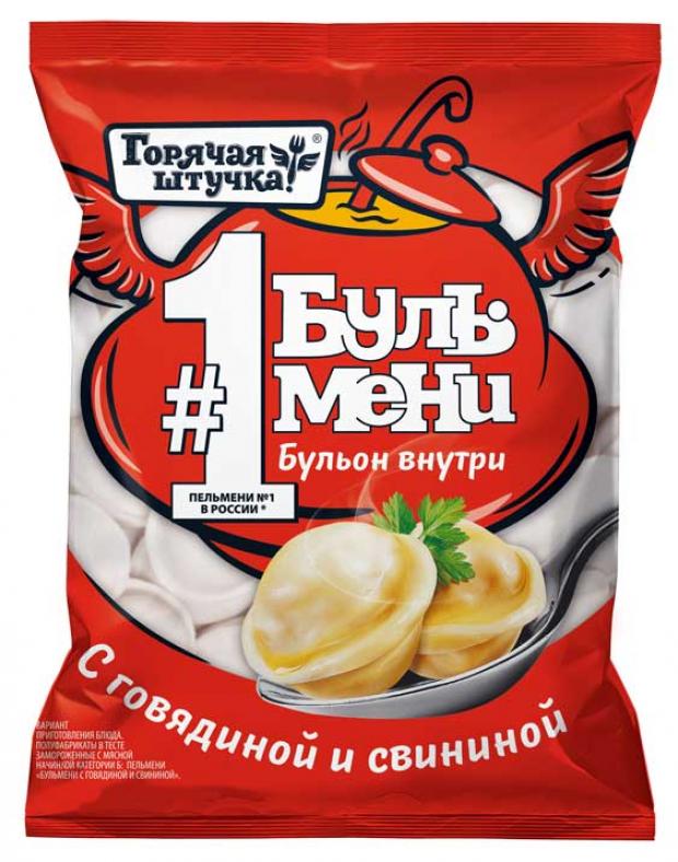 Бульмени Горячая штучка с говядиной и свининой 430 г 112₽