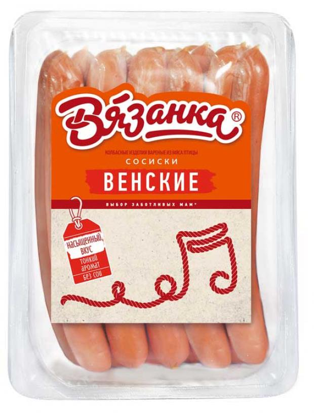 Сосиски Вязанка Венские 500 г 227₽