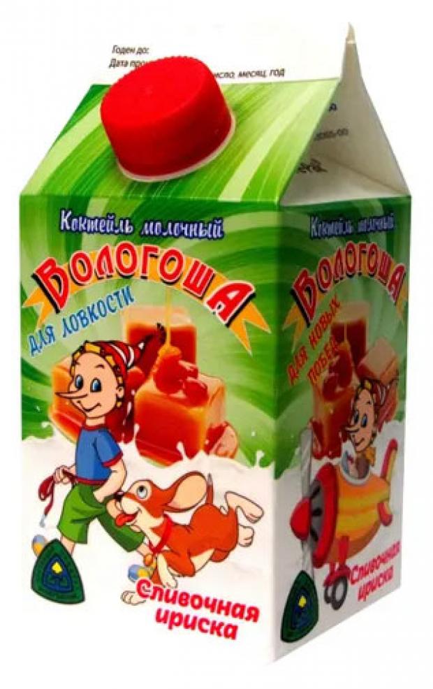 

Коктейль молочный «Вологоша» сливочная ириска 2,5%, 470 мл