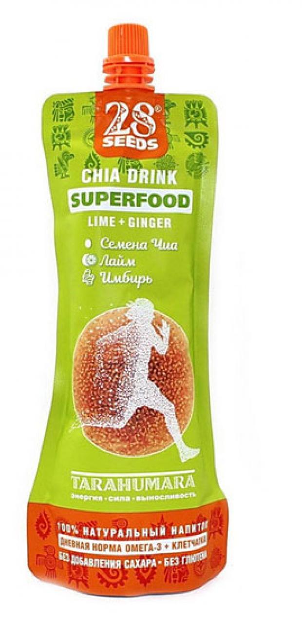 Напиток чиа 28 seeds Super food Лайм-Имбирь 250 мл 193₽