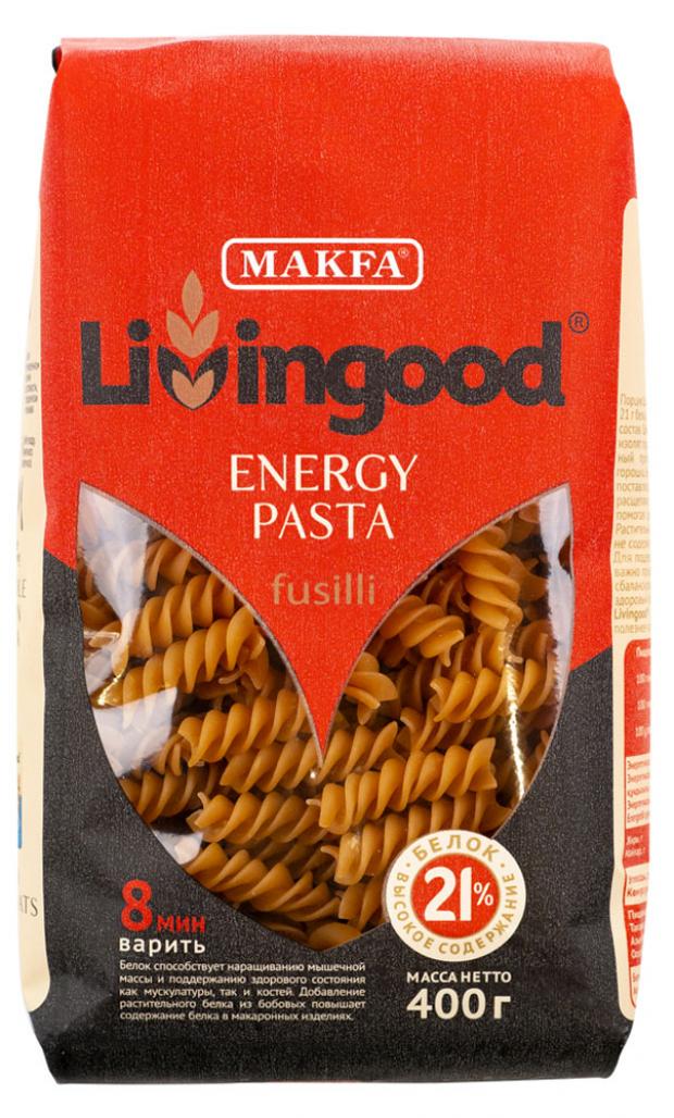 

Макаронные изделия Livingood Energy Pasta Fusilli, 400 г