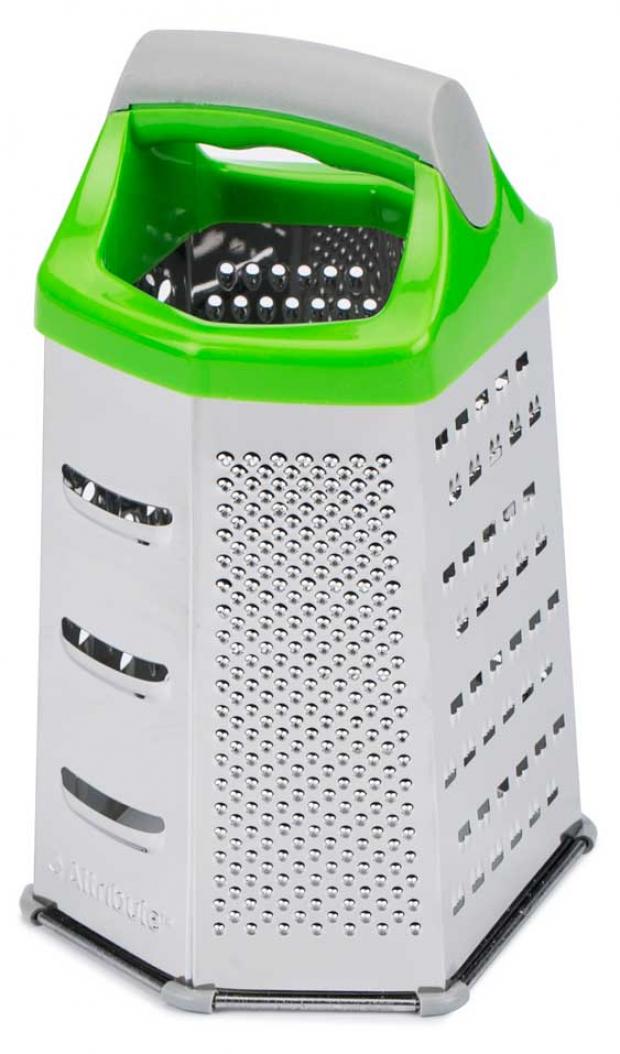 Терка Attribute Viva Grey-Green 6-ти гранная 236₽