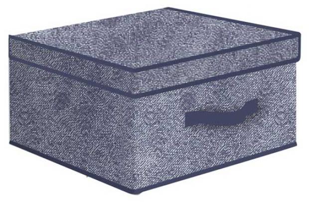 Коробка для хранения Hausmann Blue line 30х30х15 см 333₽