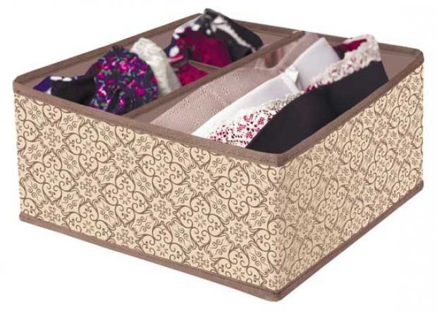 Органайзер для белья Prima House 3 секции 28х28х13 см 306₽