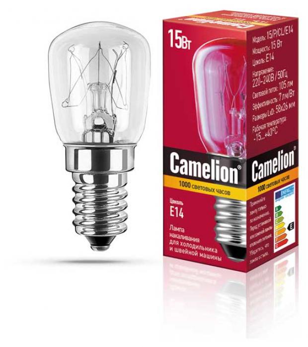 

Лампа накаливания Camelion 15/P/CL/E14