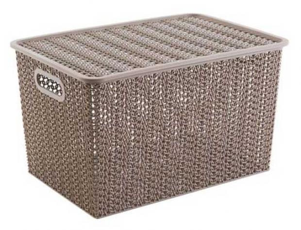 

Корзинка Violet Вязь с крышкой, 60х26х36 см