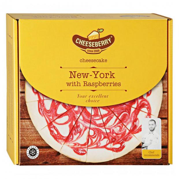 

Торт Чизкейк Cheeseberry New-York с малиной, 1 кг