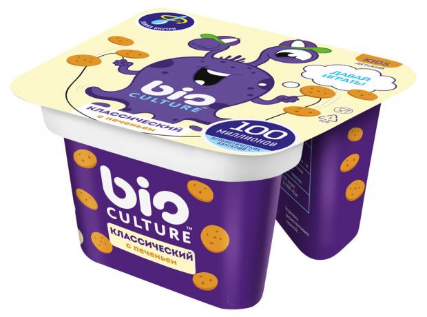 

Биойогурт детский Bio Culture Классический с печеньем, 127 г