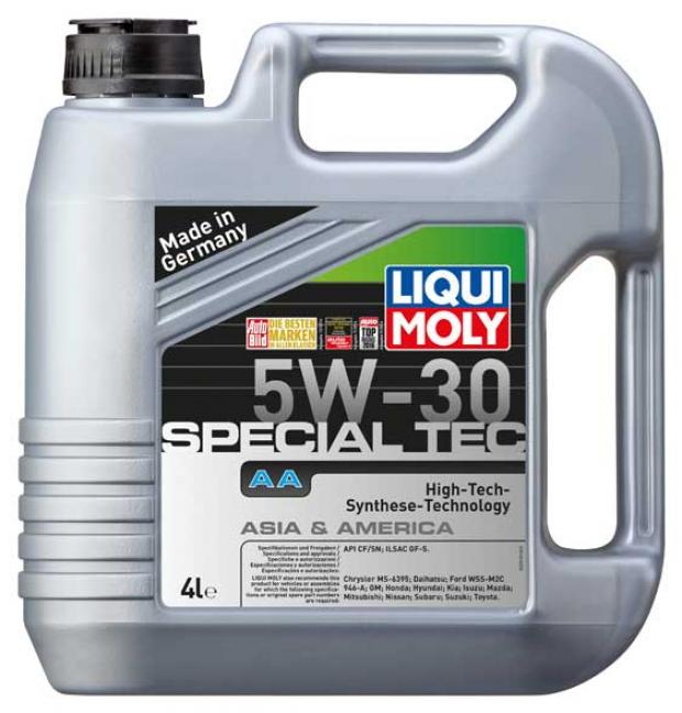 

Масло моторное Liqui Moly Special Tec AA 5W-30 синтетическое, 4 л