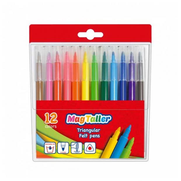 

Фломастеры MagTaller Trio, 12 цветов
