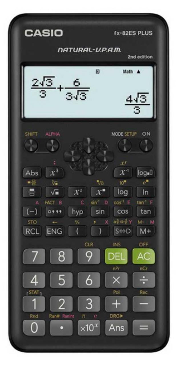 

Калькулятор Casio FX-82ES PLUS-2 научный 12-разрядный