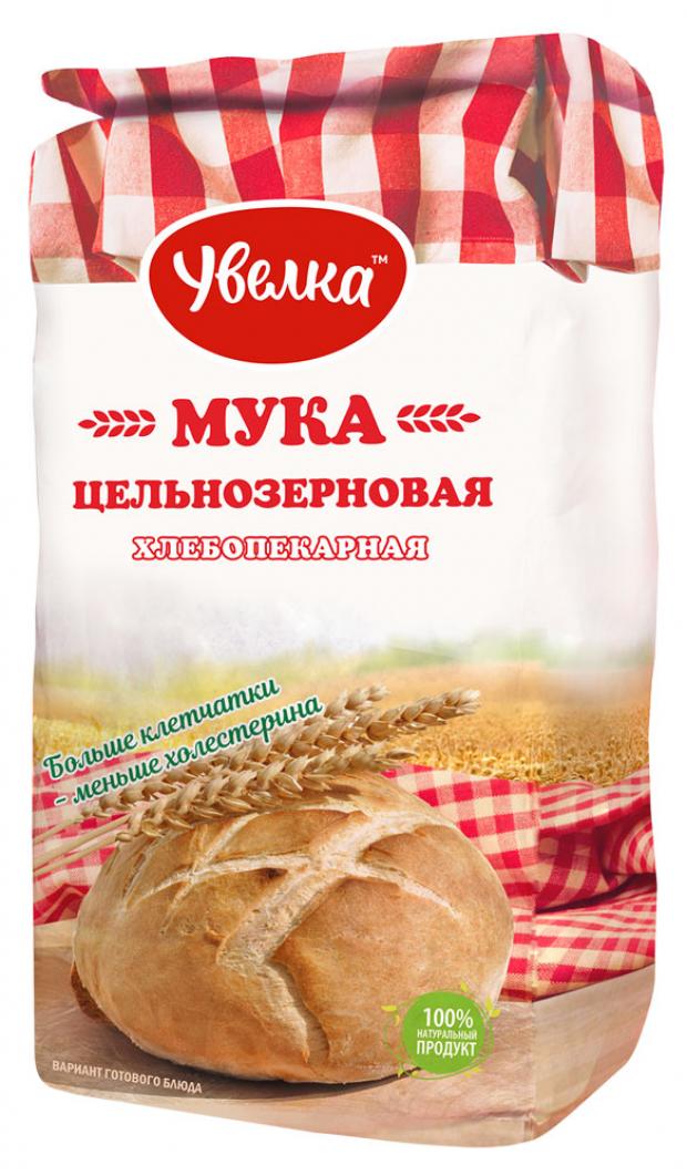 Мука пшеничная Увелка цельнозерновая 19 кг 74₽