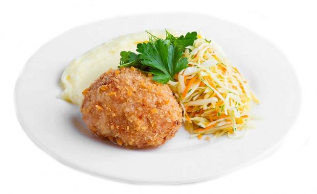 Котлета пожарская с картофельным пюре «Домашний очаг», 250 г