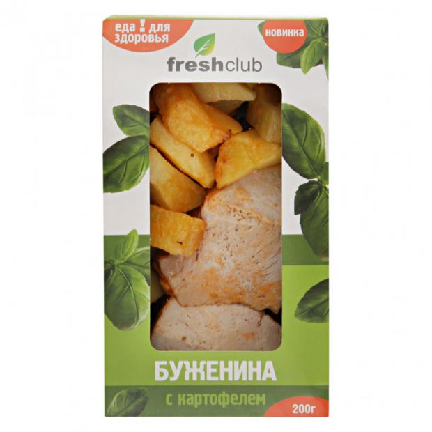

Буженина Freshclub натуральная с картофелем запеченным, 200 г