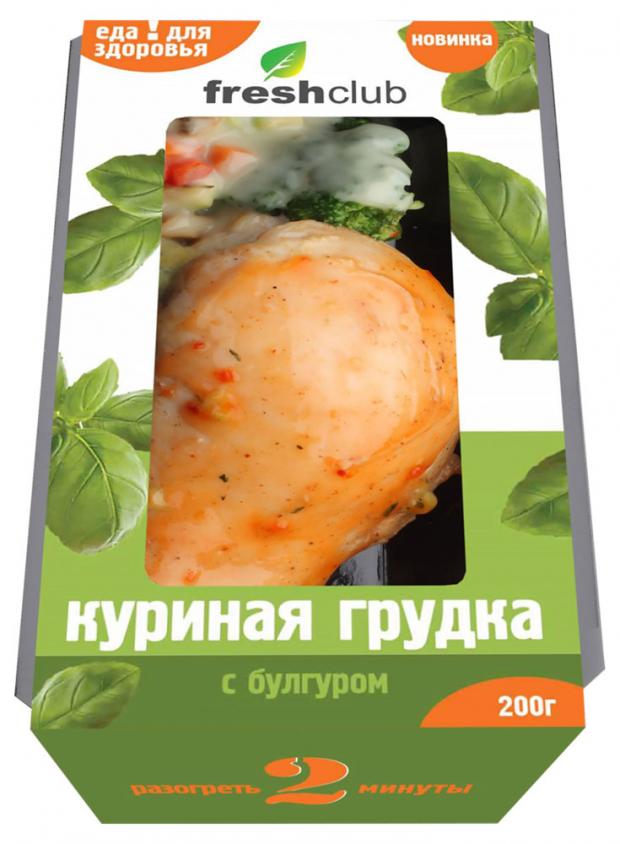 

Куриная грудка Freshclub с булгуром и овощами, 200 г