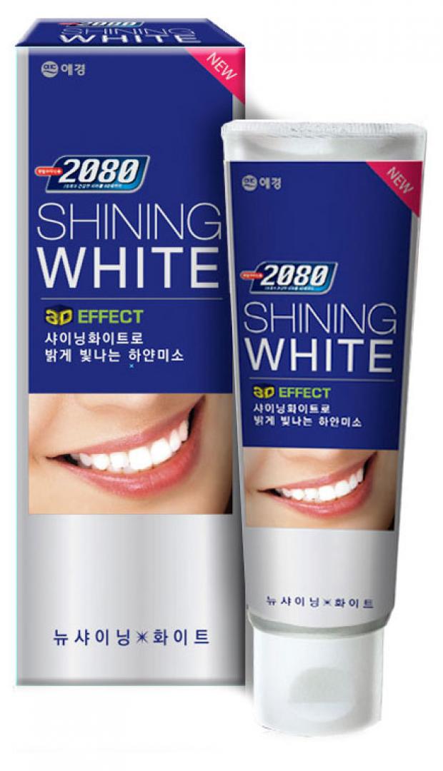 Зубная паста Dental Clinic 2080 Сияющая белизна отбеливающая, 100 г