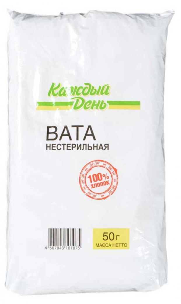 

Вата хирургическая «Каждый день» нестерильная, 50 г