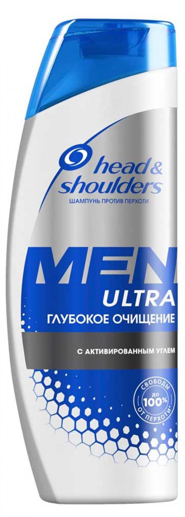 фото Шампунь для волос мужской head&shoulders глубокое очищение, 360 мл