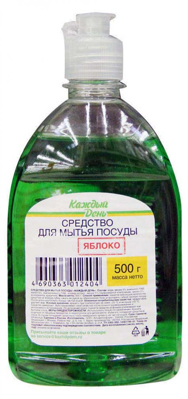 

Жидкость для мытья посуды «Каждый день» Яблоко, 500 мл