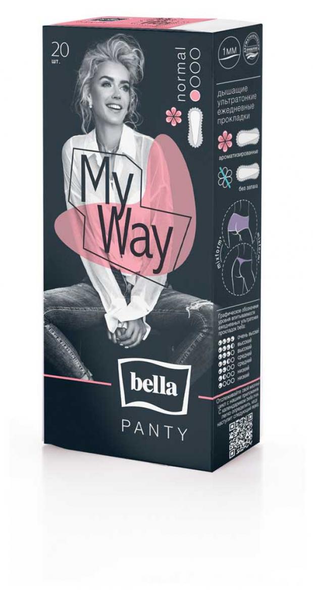 

Прокладки ежедневные Bella Panty My Way ароматизированные, 20 шт
