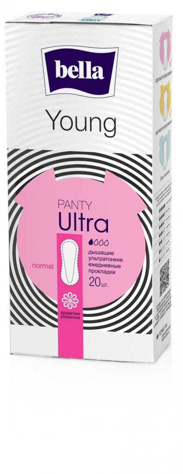 

Прокладки ежедневные Bella Panty Ultra Young ароматизированные, 20 шт