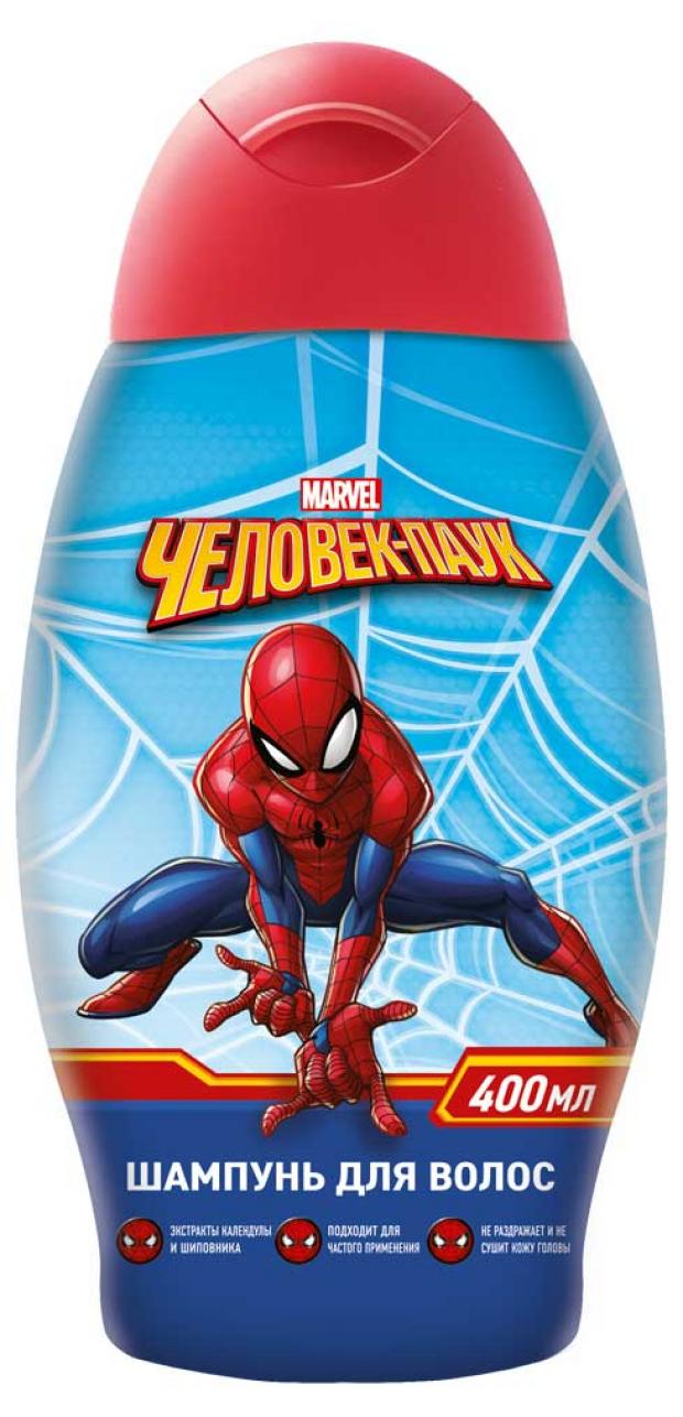 Шампунь-кондиционер для волос детский Marvel Человек Паук с кондиционером, 400 мл