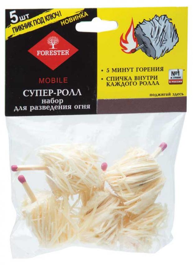 Роллы для розжига Forester Супер 5 шт 71₽