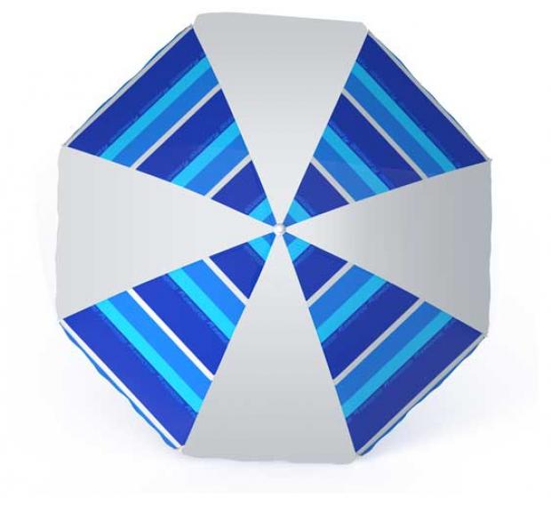 Зонт пляжный Zagorod в чехле 140 см 429₽