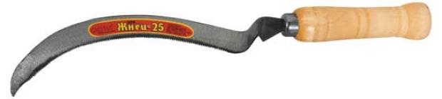 Серп RUSSIA Жнец-25 с зубчатым полотном 190 мм 260₽