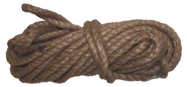 Веревка RUSSIA джутовая крученая 8 мм 10 м 177₽