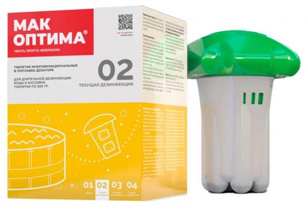 Комплексный препарат для бассейнов «МАК ОПТИМА» MAK 4