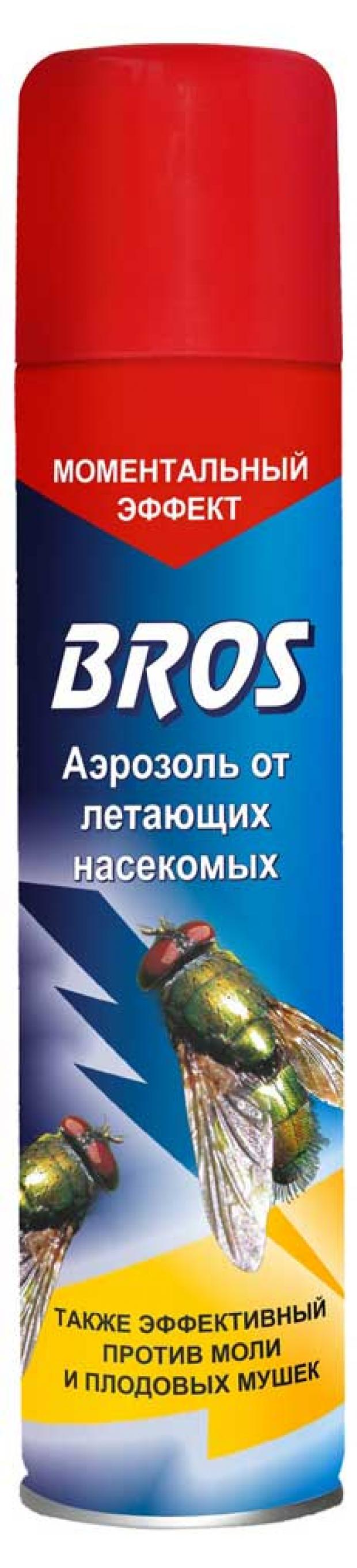 

Аэрозоль от летающих насекомых Bros, 250 мл