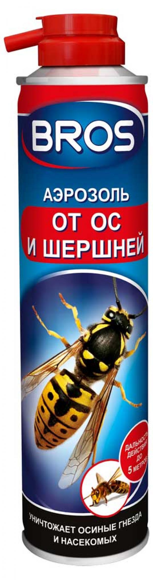 

Аэрозоль от ос и шершней Bros, 300 мл