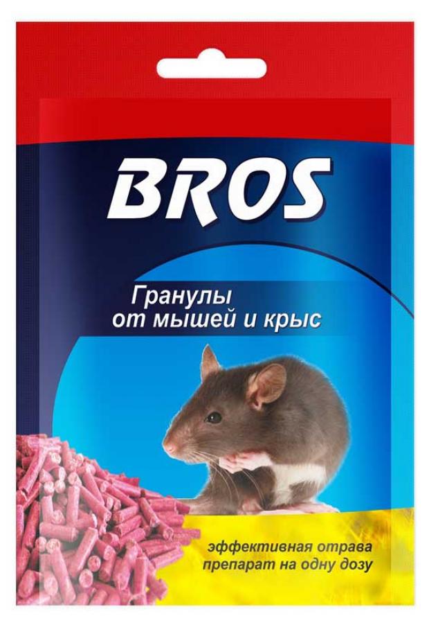 Гранулы от крыс и мышей Bros, 90 г