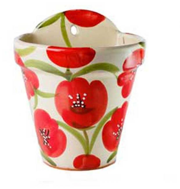

Горшок настенный Made in Spain Amapola керамический, 16,5х15х18 см