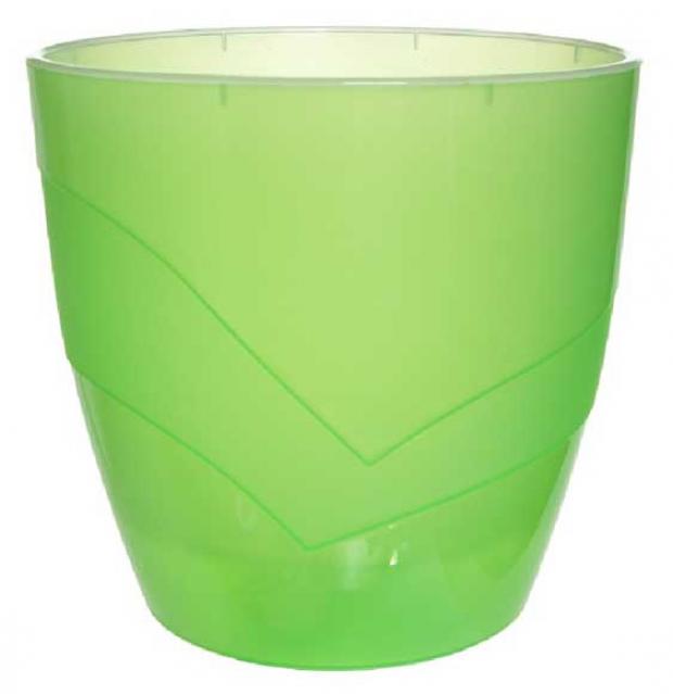 Кашпо Пласт Авеню Грация зеленый 13 см 13 см 113₽