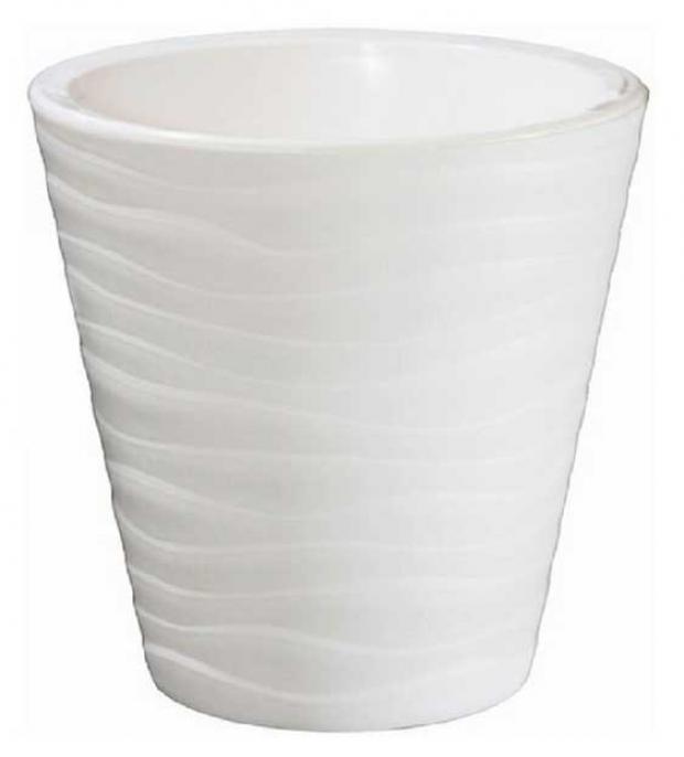 Горшок Пласт Авеню Валенсия белый 155 см 16 см 171₽