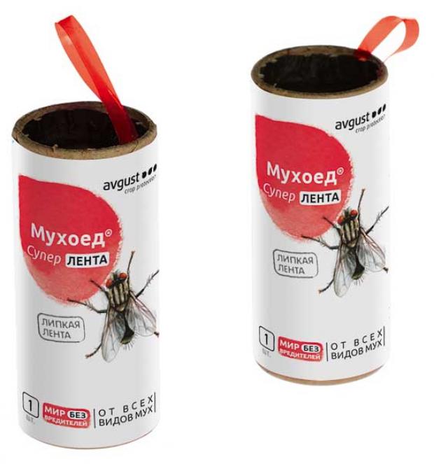 Лента от мух Avgust Мухоед 1 шт 12₽