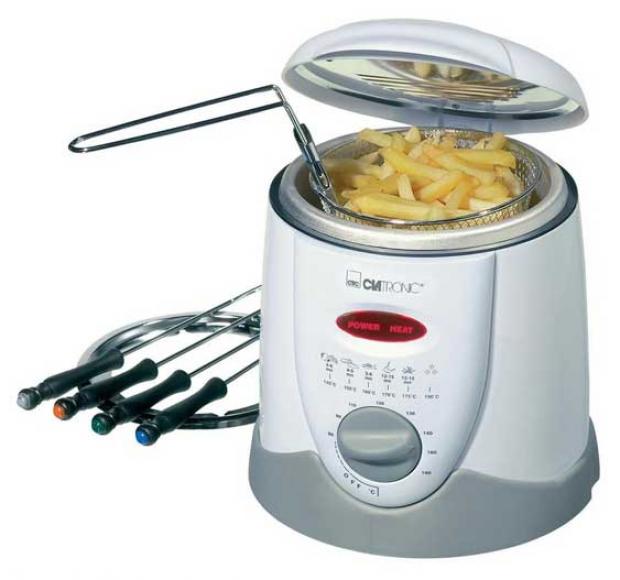 

Фритюрница Clatronic FFR 2916 weis-grau, 1 л