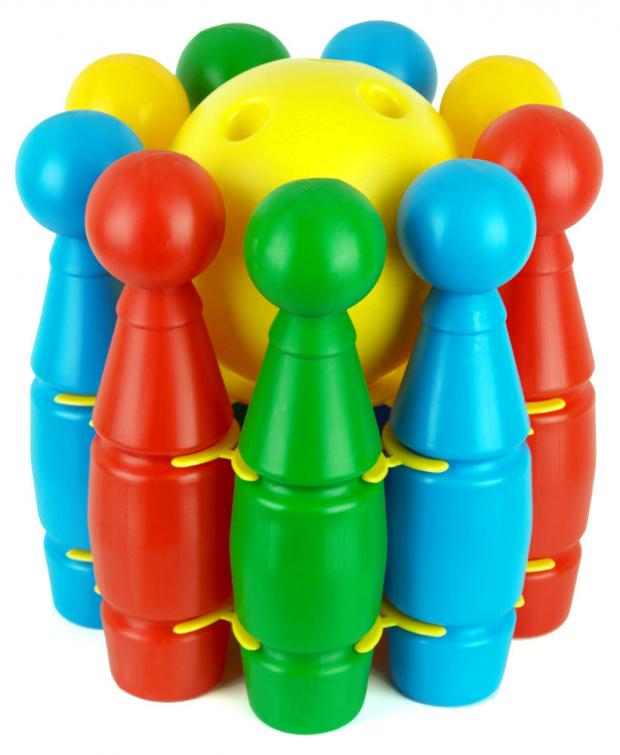 

Набор кеглей с мячо ZEBRA TOYS, 31 см