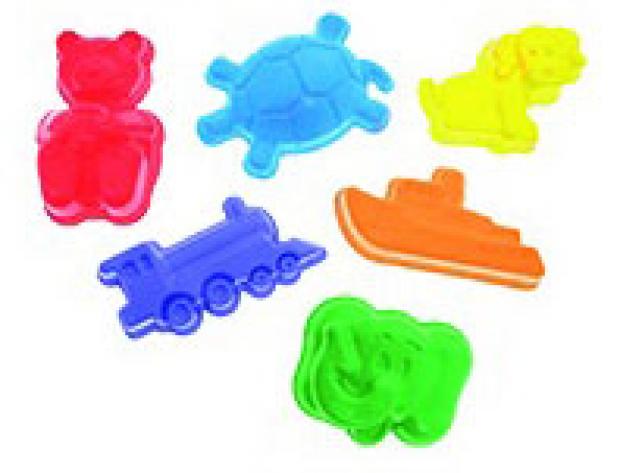 

Набор формочек для песка ZEBRA TOYS, 6 шт