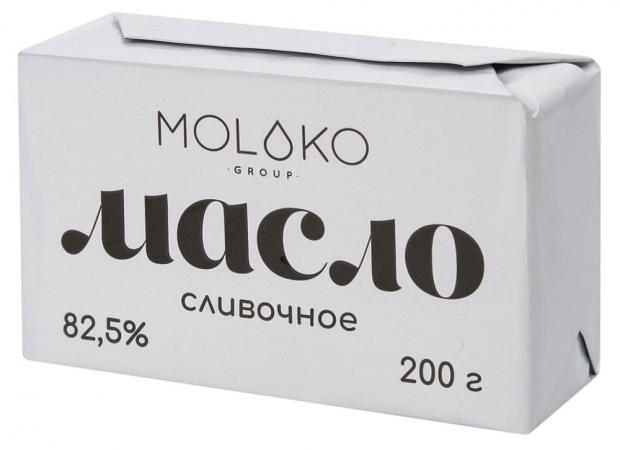 Масло сливочное Moloko Group 82,5%, 200 г