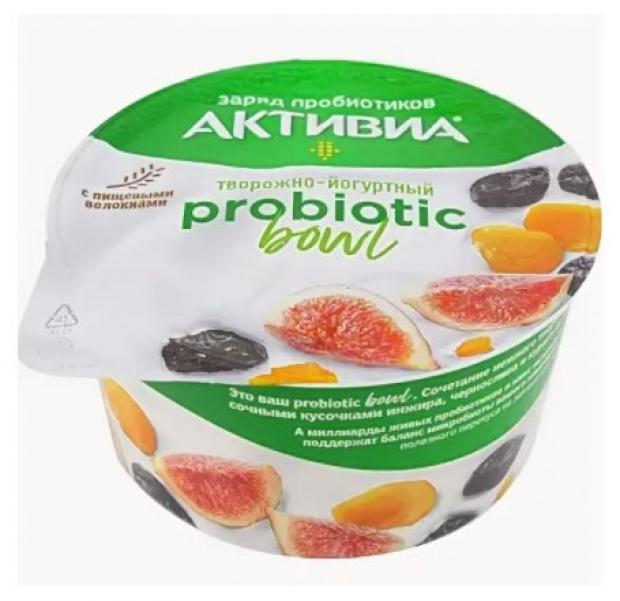 Биопродукт творожный «Активиа» чернослив-курага-инжир-изюм 3,5%, 135 г