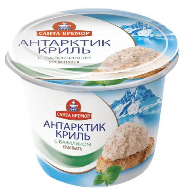 Паста «Санта Бремор» из морепродуктов Антарктик-Криль с базиликом, 150 г