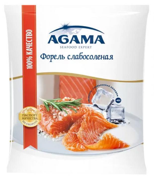 

Форель Agama замороженная слабосоленая филе, 200 г