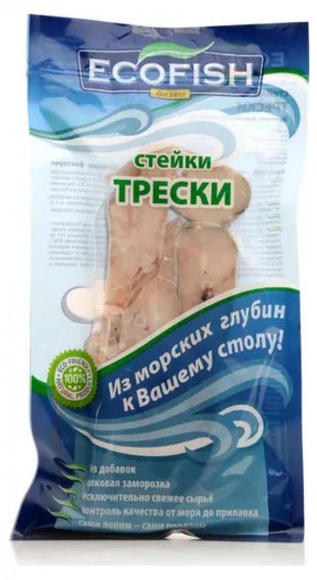 

Треска Ecofish замороженная стейк, 400 г