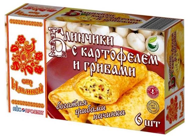 Блины с картофелем и грибами От Ильиной 360 г 221₽