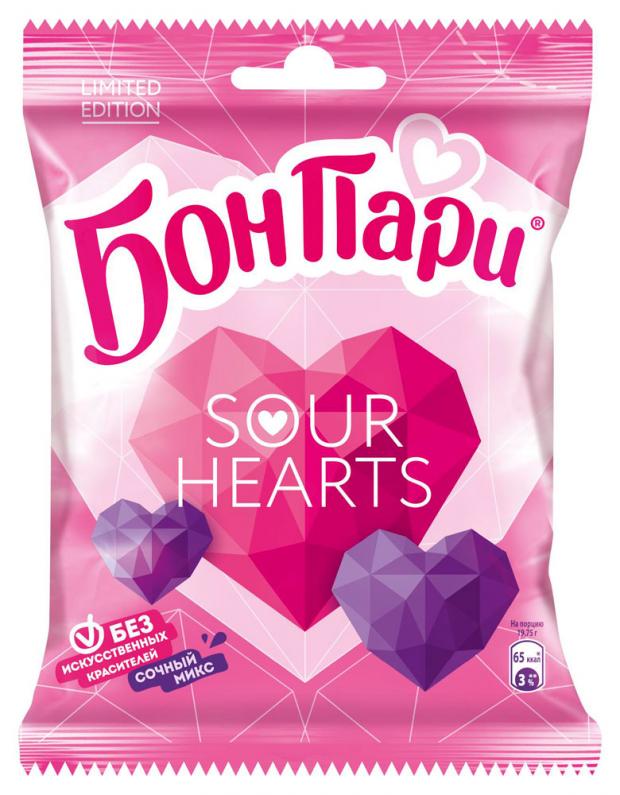 

Мармелад жевательный «Бон Пари» Sour Hearts фигурный со вкусом ягод, 65 г