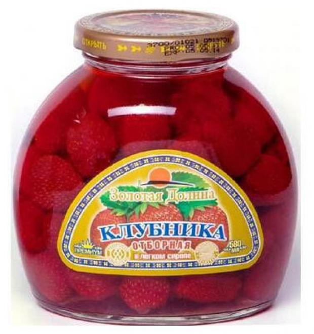 

Компот «Золотая Долина» клубничный, 580 мл